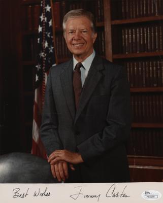Lot #134 Jimmy Carter Signed Photograph