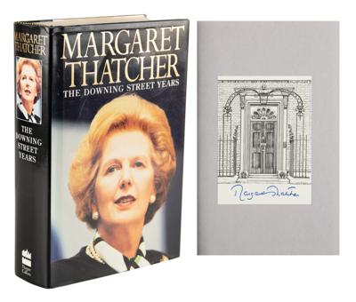 Lot #286 Margaret Thatcher Signed Book