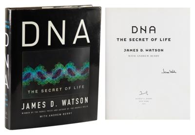 Lot #245 DNA: James D. Watson Signed Book - Image 1