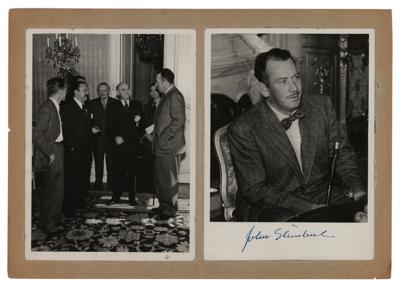 Lot #470 John Steinbeck Signed Photograph - Image 2