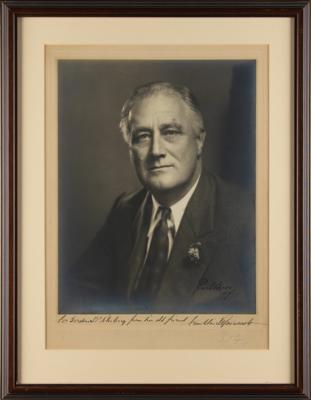 Lot #113 Franklin D. Roosevelt Signed Oversized Photograph - Image 3
