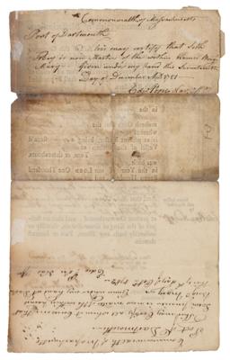 Lot #20 John Hancock Document Signed as Governor - Image 2