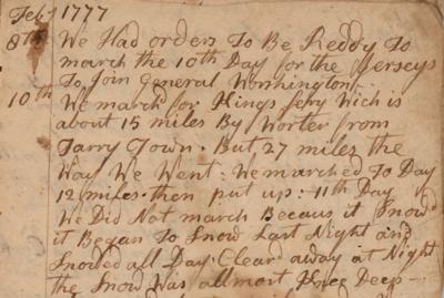 Lot #84 Revolutionary War Journal of Jared Lane (1776-1777) - Image 5
