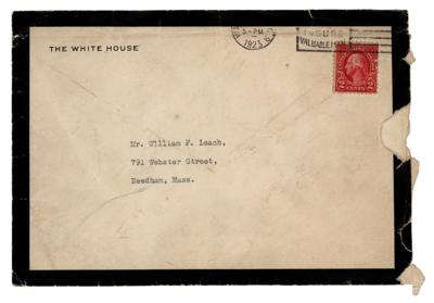 Lot #136 Calvin Coolidge Typed Letter Signed as President (1923) - Image 2