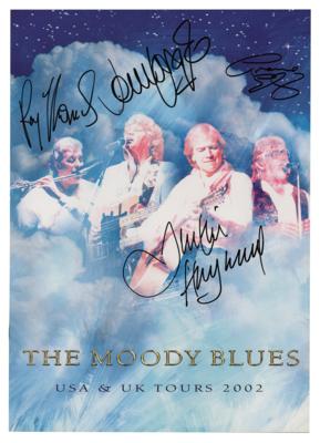 Lot #576 Moody Blues Signed Tour Book (2002)