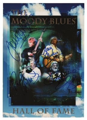 Lot #577 Moody Blues Signed Tour Book (2001)