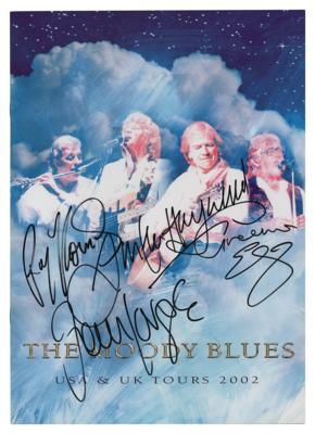 Lot #578 Moody Blues Signed Tour Book (2002) - Image 1