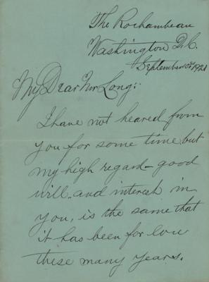 Lot #335 Nelson A. Miles Autograph Letter Signed