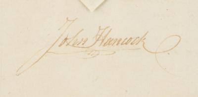 Lot #22 John Hancock Document Signed for Milita Appointment - Image 2