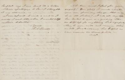 Lot #300 Richard S. Ewell Scarce Civil War-Dated Autograph Letter Signed - Image 2