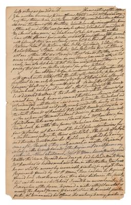 Lot #318 William Johnson Autograph Letter Signed - Image 2