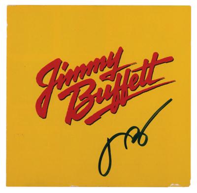 Lot #554 Jimmy Buffett Signed CD Booklet - Image 1