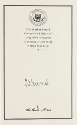Lot #200 Nelson Mandela Signed Book -  Long Walk to Freedom - Image 2