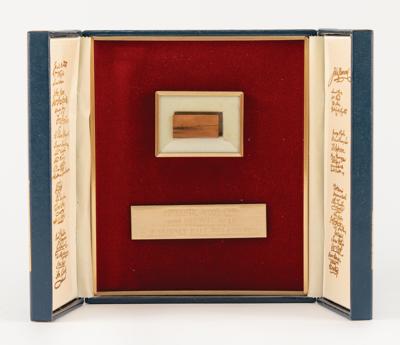 Lot #68 Independence Hall Wood Relic
