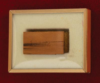 Lot #68 Independence Hall Wood Relic - Image 2