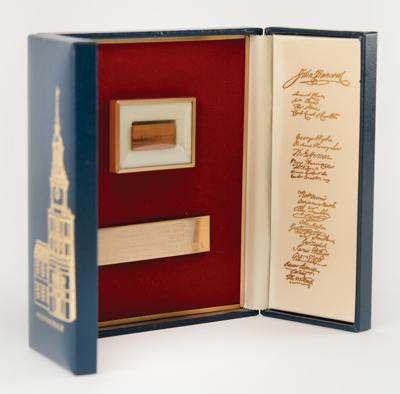 Lot #68 Independence Hall Wood Relic - Image 3