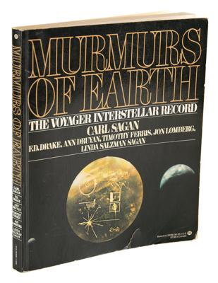 Lot #285 Carl Sagan Signed Book - Murmurs of Earth - Image 3