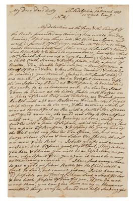 Lot #19 John Hancock Autograph Letter Signed to Wife from Continental Congress (1777) - Image 4