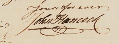 Lot #19 John Hancock Autograph Letter Signed to Wife from Continental Congress (1777) - Image 2
