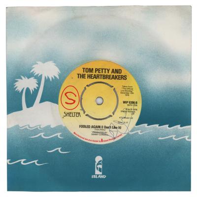 Lot #583 Tom Petty Signed 45 RPM Record