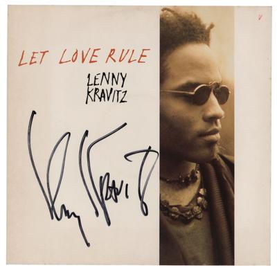 Lot #569 Lenny Kravitz Signed Album