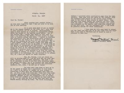 Lot #464 Margaret Mitchell Typed Letter Signed on