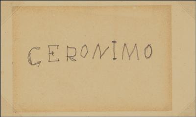 Lot #223 Geronimo Signature - Image 2