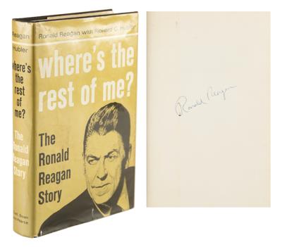 Lot #152 Ronald Reagan Signed Book - Where's the Rest of Me? - Image 1