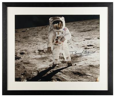 Lot #364 Buzz Aldrin Signed Oversized Photograph - Image 2