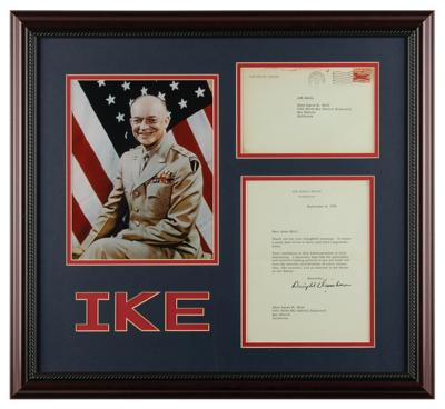 Lot #137 Dwight D. Eisenhower Typed Letter Signed