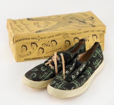 Lot #519 Elvis Presley 1965 Randolph Sneakers with Original Shoe Box