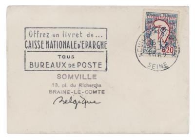 Lot #244 Louis de Broglie Signature - Image 2