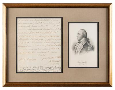 Lot #24 Benedict Arnold Autograph Letter Signed on Lumber Trade - Image 1