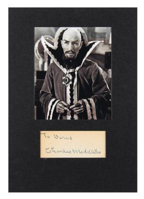 Lot #697 Charles Middleton Signature - Image 1