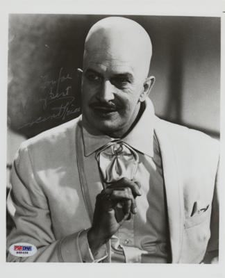 Lot #632 Batman: Vincent Price Signed Photograph as Egghead - Image 1