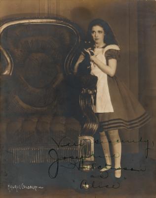 Lot #683 Josephine Hutchinson Signed Photograph from Alice in Wonderland