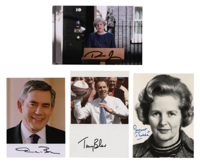 Lot #237 British Prime Ministers (4) Signed Photographs