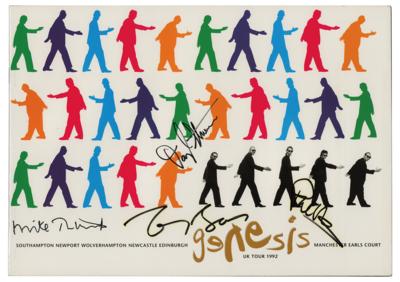 Lot #563 Genesis Signed 1992 Tour Program - Image 1