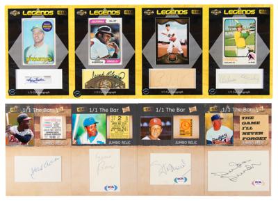 Lot #745 Baseball Legends (14) Autograph and Relic Cards - Image 3