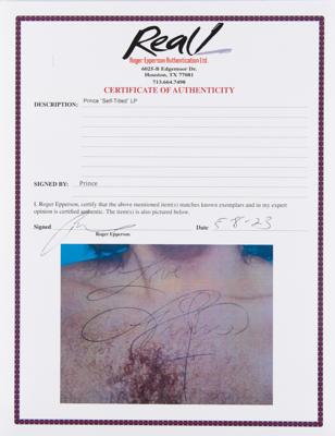Lot #523 Prince Signed Album - Image 2