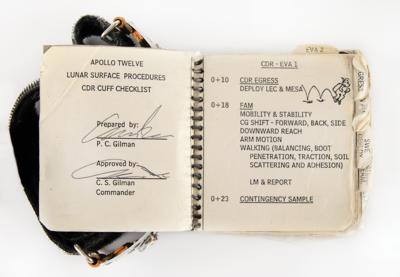 Lot #363 Apollo 18 Screen-Used Prop Cuff Checklist and Speedmaster Wristwatch - Image 3