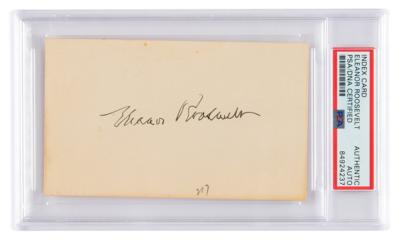 Lot #155 Eleanor Roosevelt Signature