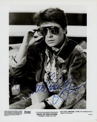 Lot #668 Michael J. Fox Signed Photograph