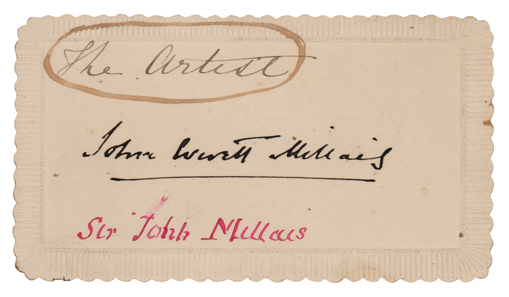 John Everett Millais Signature | RR Auction