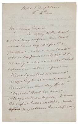 Lot #249 Elizabeth Fry Autograph Letter Signed - Image 1