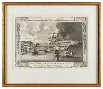 Lot #70 Battle of Bunker Hill Engraving (1783) - Image 2