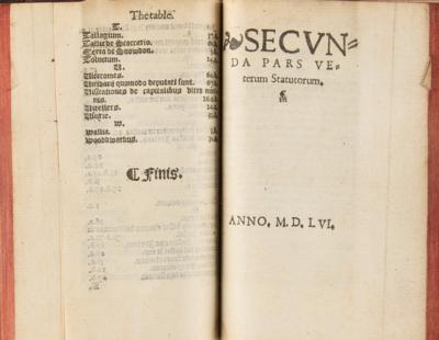 Lot #174 Magna Carta: First Tottel Edition (1556) - Image 5