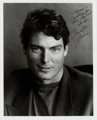 Lot #711 Christopher Reeve Signed Photograph - Image 1