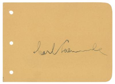 Lot #689 Carl Laemmle Signature