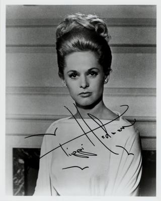 Lot #676 Tippi Hedren Signed Photograph - Image 1